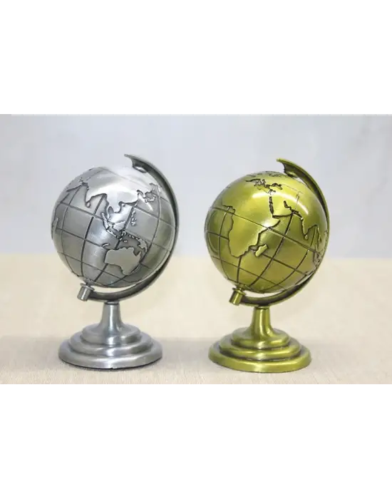 Metal Dünya Küre Model 2