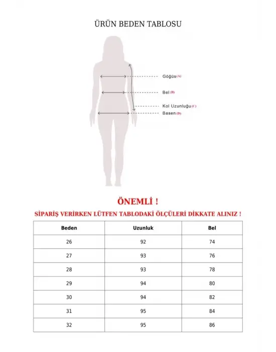 Omarı Metal Tokalı Kot Pantolon - Koyu Mavi