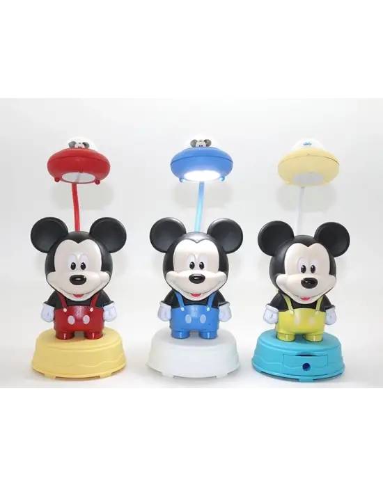 Mickey Mouse Masa Üstü Lamba Şarjlı Usb Alk2714