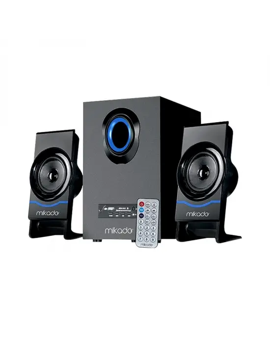 Omarı Bluetooth Destekli Siyah 2+1 Multimedia Hoparlör