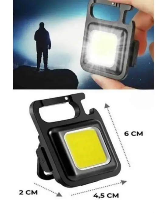 Mıknatıslı Parlak Led Işık 3 Fonksiyonlu Şarj Edilebilir Ledli Mini Taşınabilir