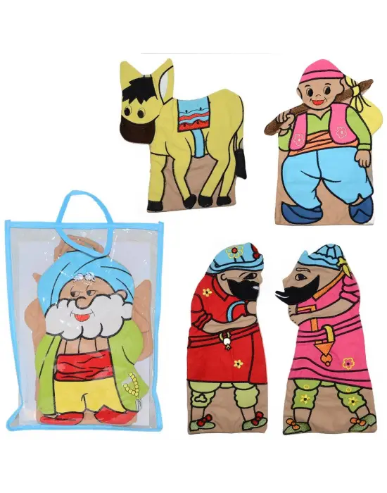 Omarı Milli Kahramanlar Kukla Seti - Eğlenceli 5 Parça Set