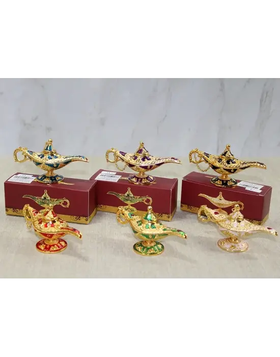 Mineli Metal Alaaddin Lambası Model 3