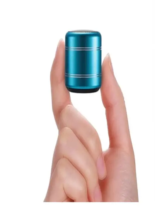Omarı Taşınabilir Yuvarlak Metal Bluetooth Hoparlör - Yüksek Baslı Tws Kablosuz Ses