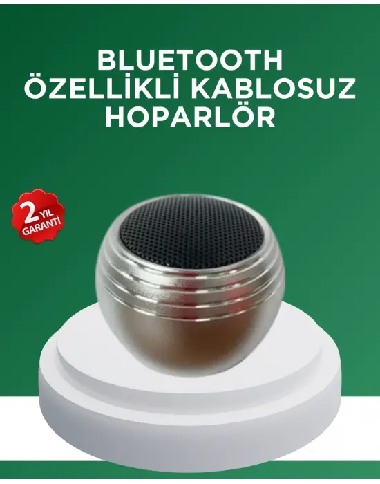 Mini Bluetooth Hoparlör Tws Özellikli Taşınabilir Güçlü Ses