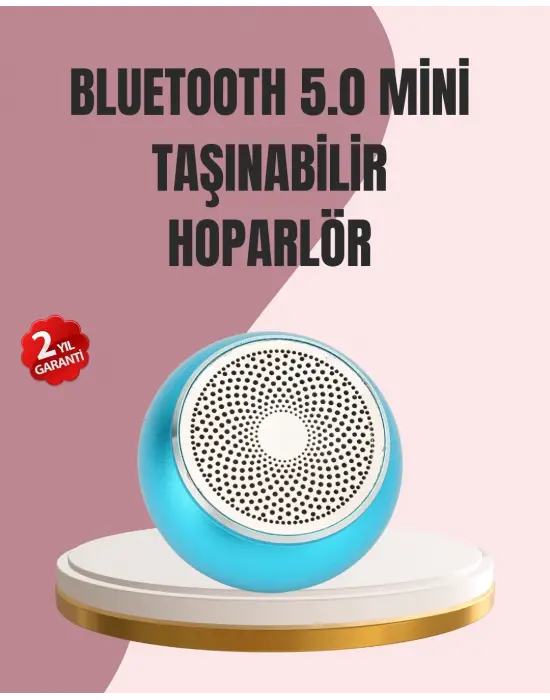 Mini Bluetooth Speaker | Uzun Pil Ömrü, Şık Ve Hafif Tasarım
