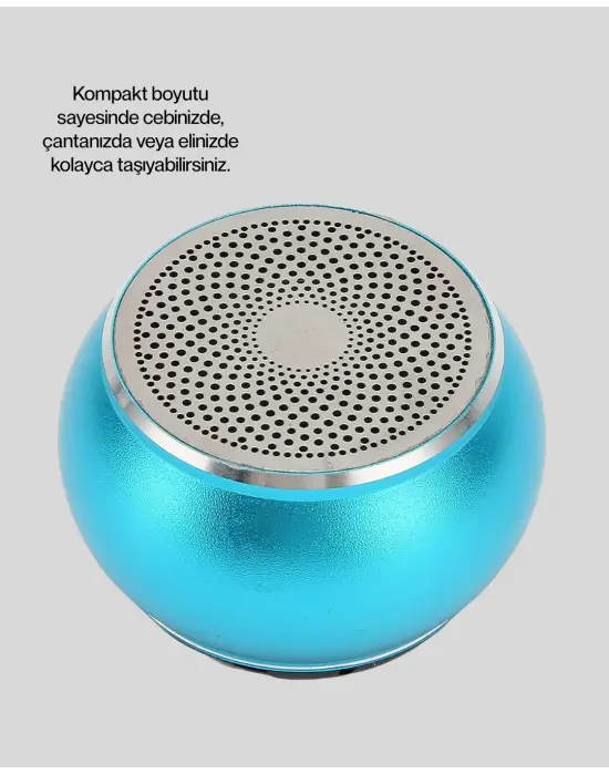 Mini Bluetooth Speaker | Uzun Pil Ömrü, Şık Ve Hafif Tasarım