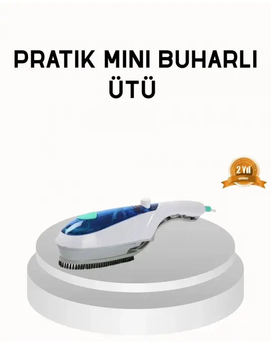 Mini Buharlı Seyahat Ütüsü – Hızlı Isınan, Koku Giderici, Her Kumaşa Uygun Taşınabilir Ütü