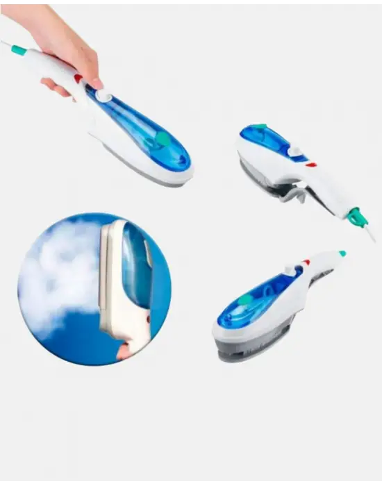 Mini Buharlı Seyahat Ütüsü – Hızlı Isınan, Koku Giderici, Her Kumaşa Uygun Taşınabilir Ütü