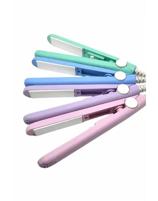 Mini Düzleştirici Seramik Kaplama Seyahat Tipi Elektriklenme Karşıtı