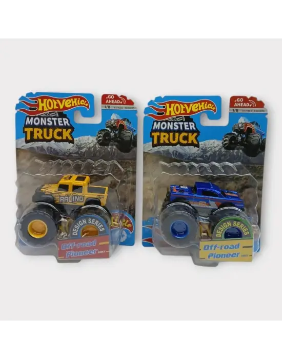 Omarı Mini Off-Road Araçlar Seti - Sarı ve Lacivert Seçenekleriyle