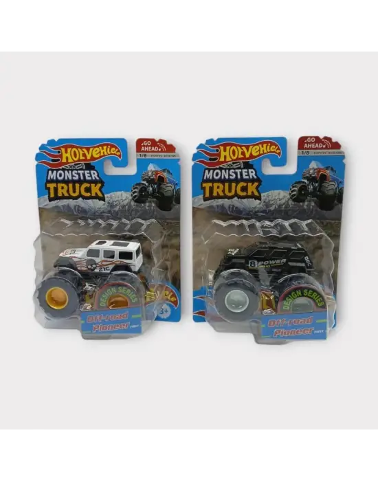 Omarı Off-Road Mini Araç Seti - Siyah Beyaz