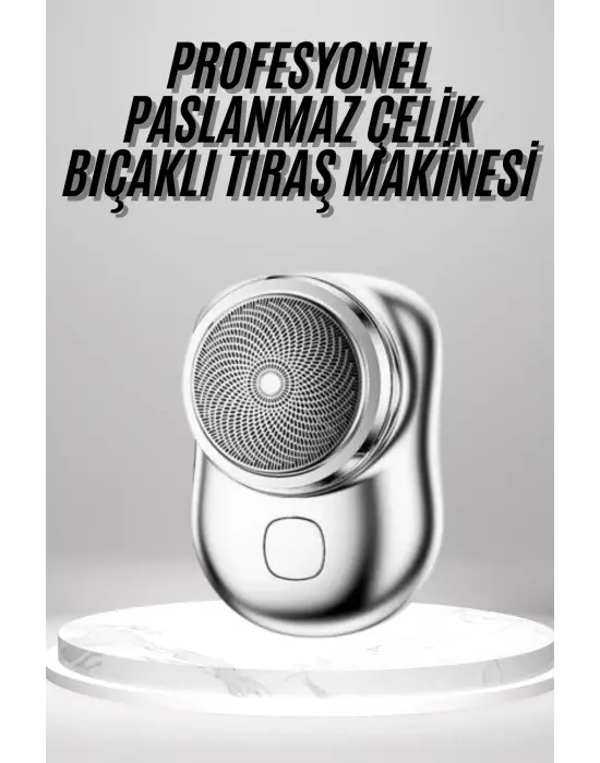 Mini Sıfır Sakal Yanak Tıraş Makinesi Usb Şarjlı Sıfır Sakal Taşınabilir Korumalı