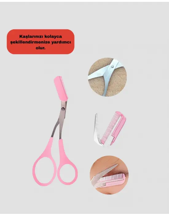 Mini Taraklı Kaş Düzeltici – Hassas Şekillendirme Ve Taşınabilir Tasarım