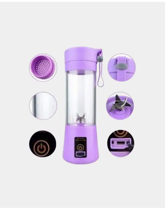 Mini Taşınabilir Blender 380ml Usb Şarjlı Detoks Smoothie Hazırlayıcı