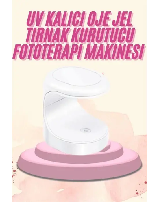 Mini Taşınabilir Kalıcı Oje Jel Tırnak Kurutucu Fototerapi Makinesi