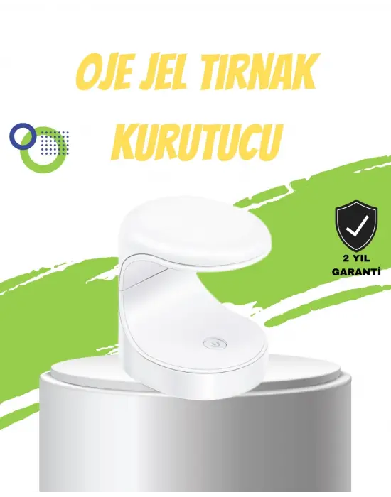 Mini Tırnak Kurutucu – Hızlı Kurutma İçin Uvled Işık Teknolojisi