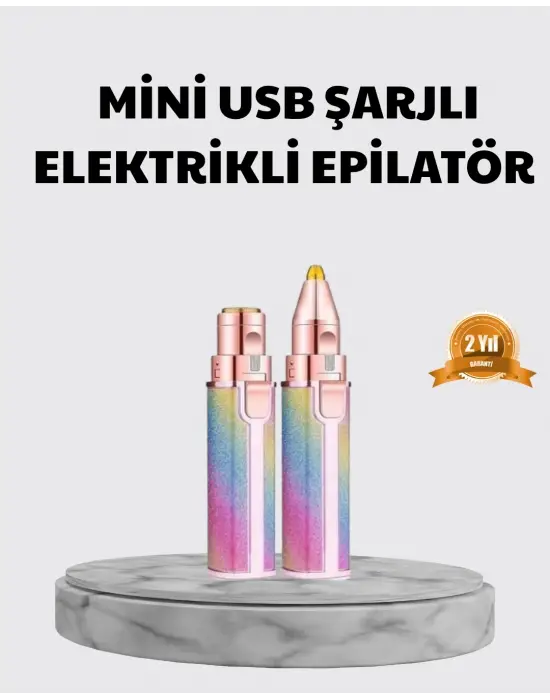 Mini Yüz Ve Kaş Epilatörü – 8000 Rpm Güçlü Motor Ve Paslanmaz Çelik Başlık