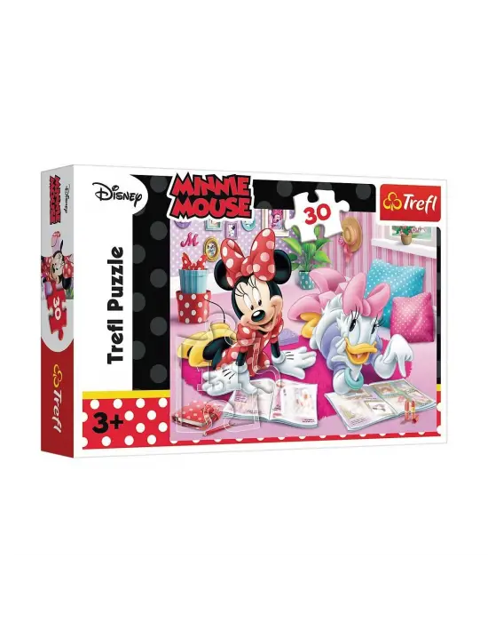 Omarı Renkli ve Eğlenceli Minnie Puzzle - 30 Parça