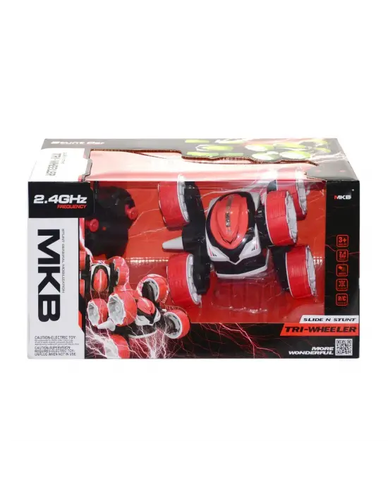 MKB-5588-617 Kumandalı Şarjlı 3 Tekerlek Akrobat Araba -Vardem