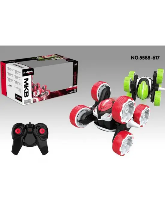 MKB-5588-617 Kumandalı Şarjlı 3 Tekerlek Akrobat Araba -Vardem