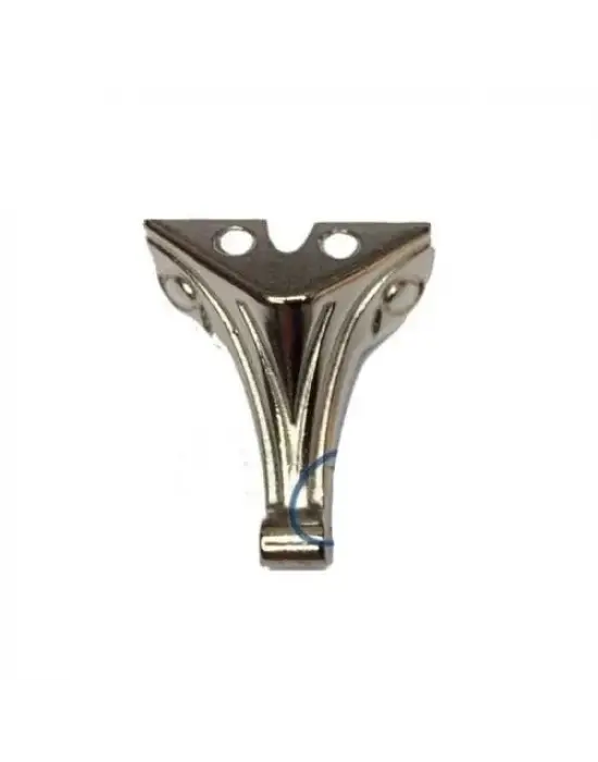 Moda Ahşap Sandık Ayağı, Kutu Ayak 2,5 Cm - Nikel, 100 Adet