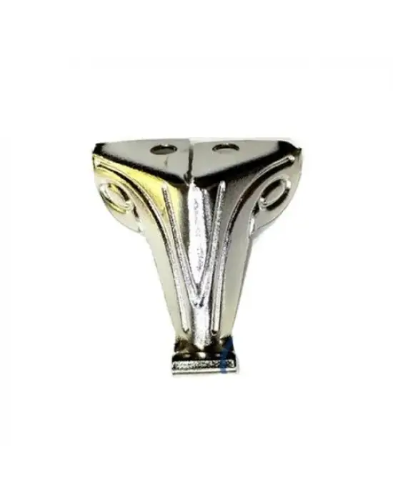 Moda Sac Ahşap, Sunta Sandık Ayağı, Kutu Ayak 2,5 Cm - Nikel