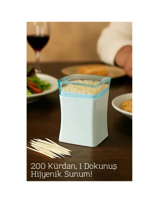 Modacar 200’lü Pratik Kutulu Kürdanlık – Hijyenik Dağıtım Mekanizmalı | Şık ve Pratik Kürdan Kutusu