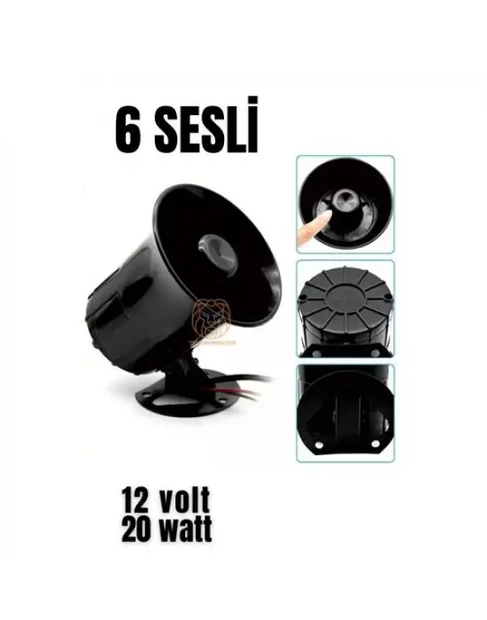 Omarı Ev ve Araç Güvenliğinde Yenilik: Alarm Sireni 6 Ses Seçeneği