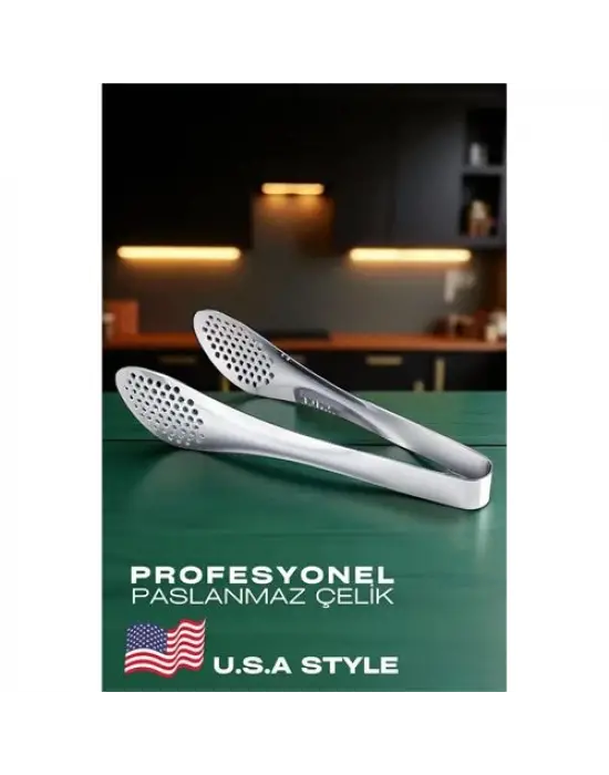 Omarı Paslanmaz Çelik Amerikan Tip Çok Amaçlı Mutfak Maşası