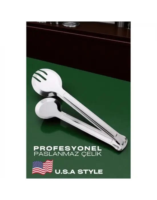 Omarı Paslanmaz Çelik Amerikan Mutfak Maşası