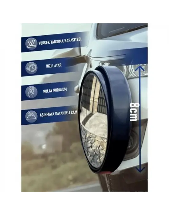 Omarı Araç Kör Nokta Aynası Dokunmatik Yardımcı