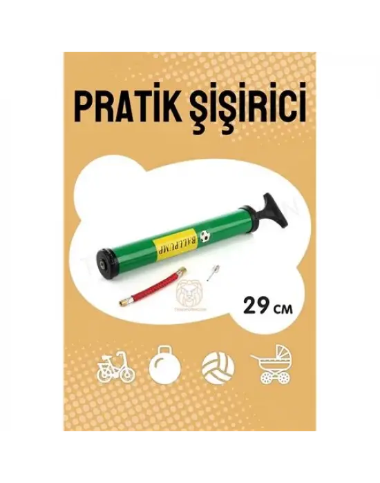 Omarı Pratik Bisiklet Pompası - Şişirici ve Taşınabilir Navalı