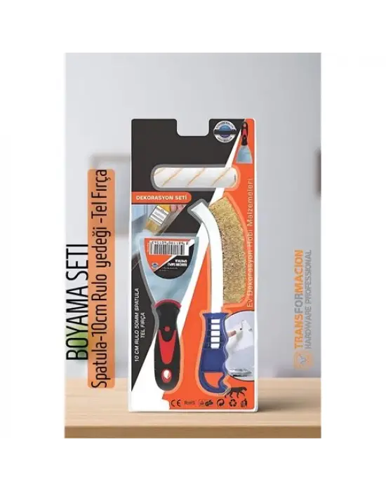 Omarı Ahşap ve Duvar Boyama Seti - Kullanımı Kolay Profesyonel Araçlar