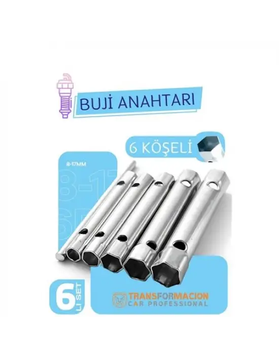 Omarı Torklu 5 Ebat Buji Anahtarı - Profesyonel Buji Sökme Takma Aracı