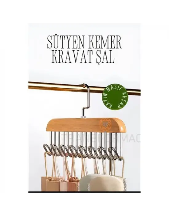 Omarı Pratik Dolap İçi Düzenleyici Askı - Multifonksiyonel Organizer