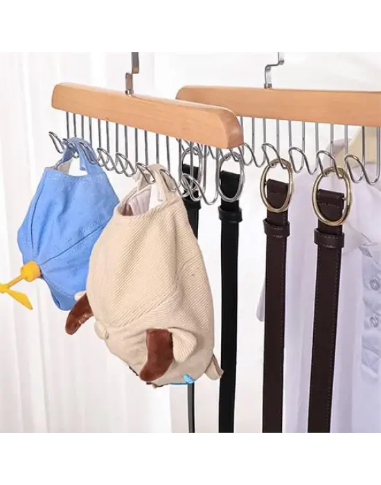 Omarı Pratik Dolap İçi Düzenleyici Askı - Multifonksiyonel Organizer