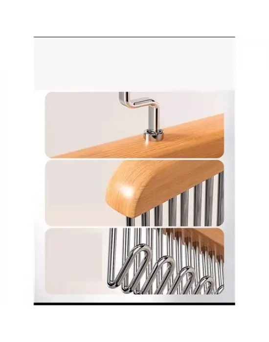 Omarı Pratik Dolap İçi Düzenleyici Askı - Multifonksiyonel Organizer