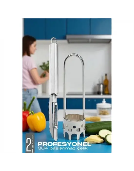 Omarı Profesyonel Çelik Sebze Oyacağı Seti