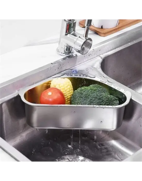 Omarı Paslanmaz Çelik Köşe Süzgeci Organizer