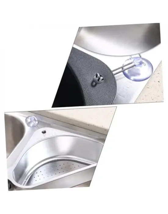 Omarı Paslanmaz Çelik Köşe Süzgeci Organizer