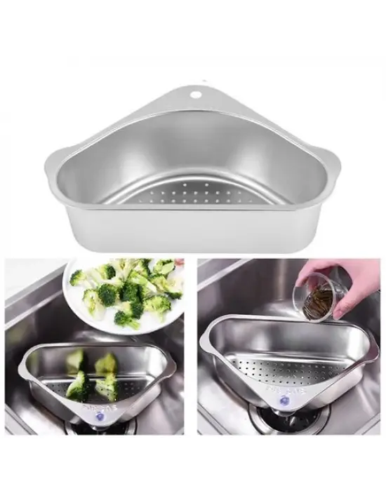 Omarı Paslanmaz Çelik Köşe Süzgeci Organizer