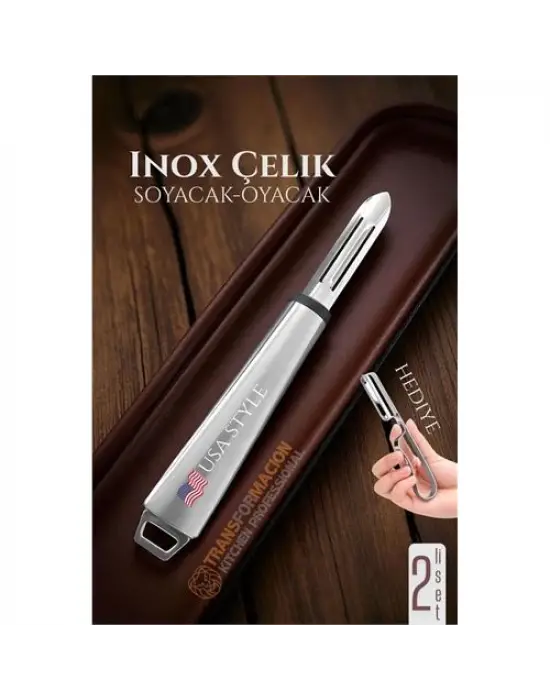 Omarı İnox Sebze ve Kabak Soyucu Set