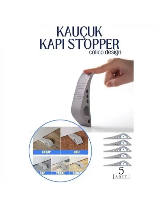 Omarı Kauçuk Kapı Stopperi Seti - Özgün ve Şık Tasarım