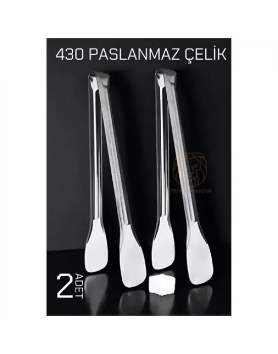 Omarı Paslanmaz Çelik Mini Şeker Maşası - 2 ADET
