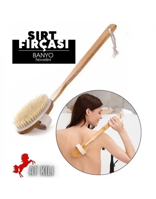 Omarı Doğal Banyo Sırt ve Selülit Fırçası