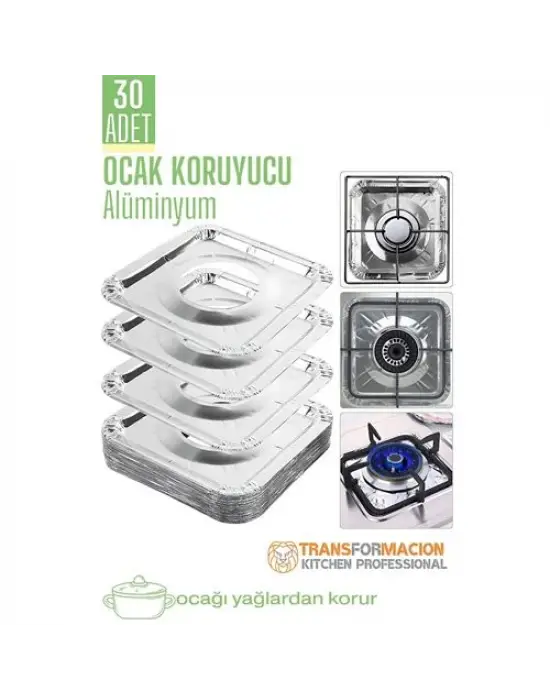 Omarı Kızartma Yağını Kontrol Altına Alın! - 30 ADET Ocak Koruyucu Folyo