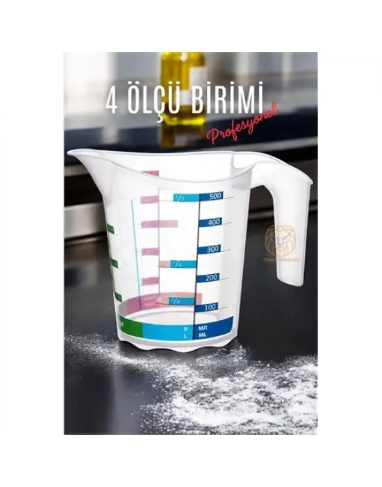 Omarı Profesyonel BPA Free 500 ml Ölçü Kabı