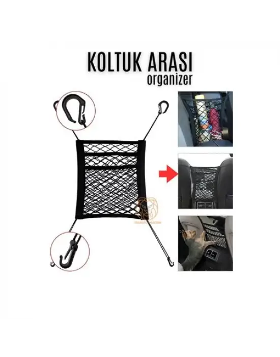 Omarı Oto Koltuk Arası Organizatör Cep