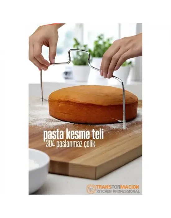 Omarı Profesyonel Pasta Dilimleyici - Hızlı ve Kusursuz Kesim İçin